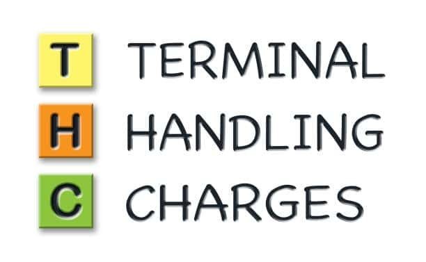 Terminal Handling Charges abbreviation THC explained in shipping and port logistics.