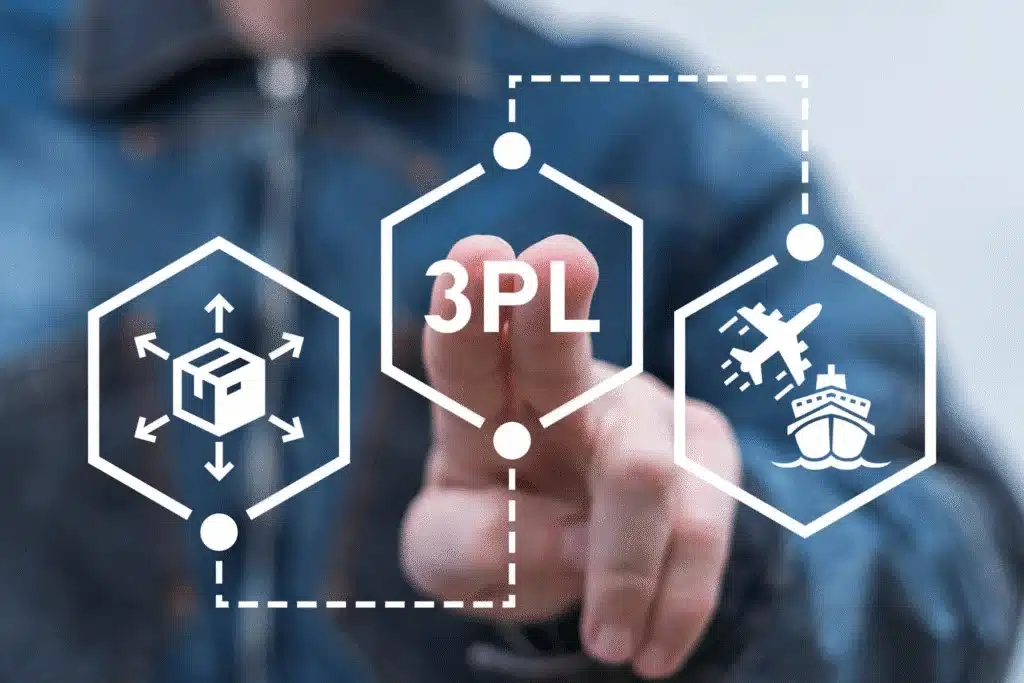 3PL fulfillment logistics network connecting warehousing, order processing, and international shipping operations