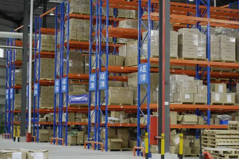China 3PL fulfillment warehouse storing bulk inventory for ecommerce and DTC brand fulfillment