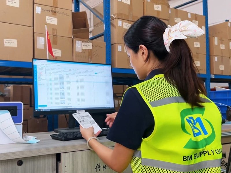 Ecommerce fulfillment integration system in China warehouse with real-time order processing and inventory management