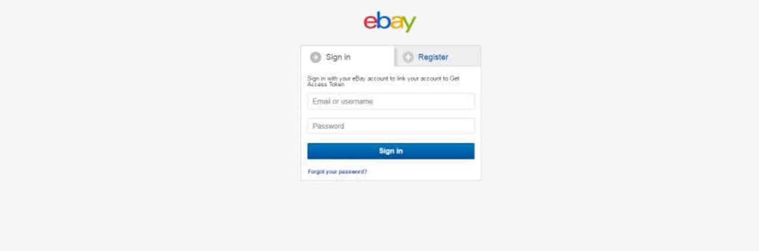 Step 2 - Choose eBay as Your Store Channel
