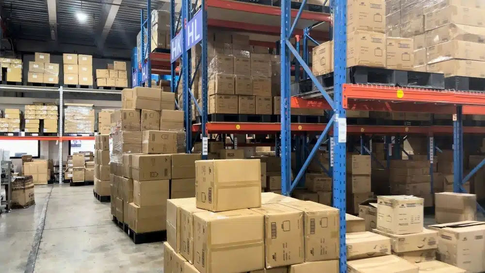 Organized China fulfillment warehouse with pallet racks and eCommerce inventory for scalable pick and pack operations