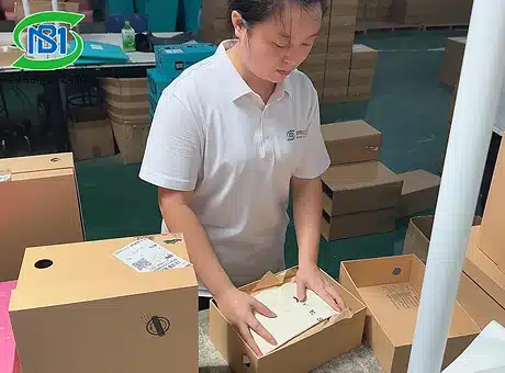 Shoe SKU Management and Inventory Control in Fulfillment Warehouse footwear fulfillment warehouse managing multiple shoe sizes colors and SKUs for global eCommerce sellers